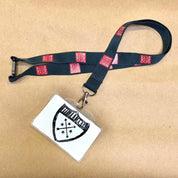 Lanyard - Grey Red Logo