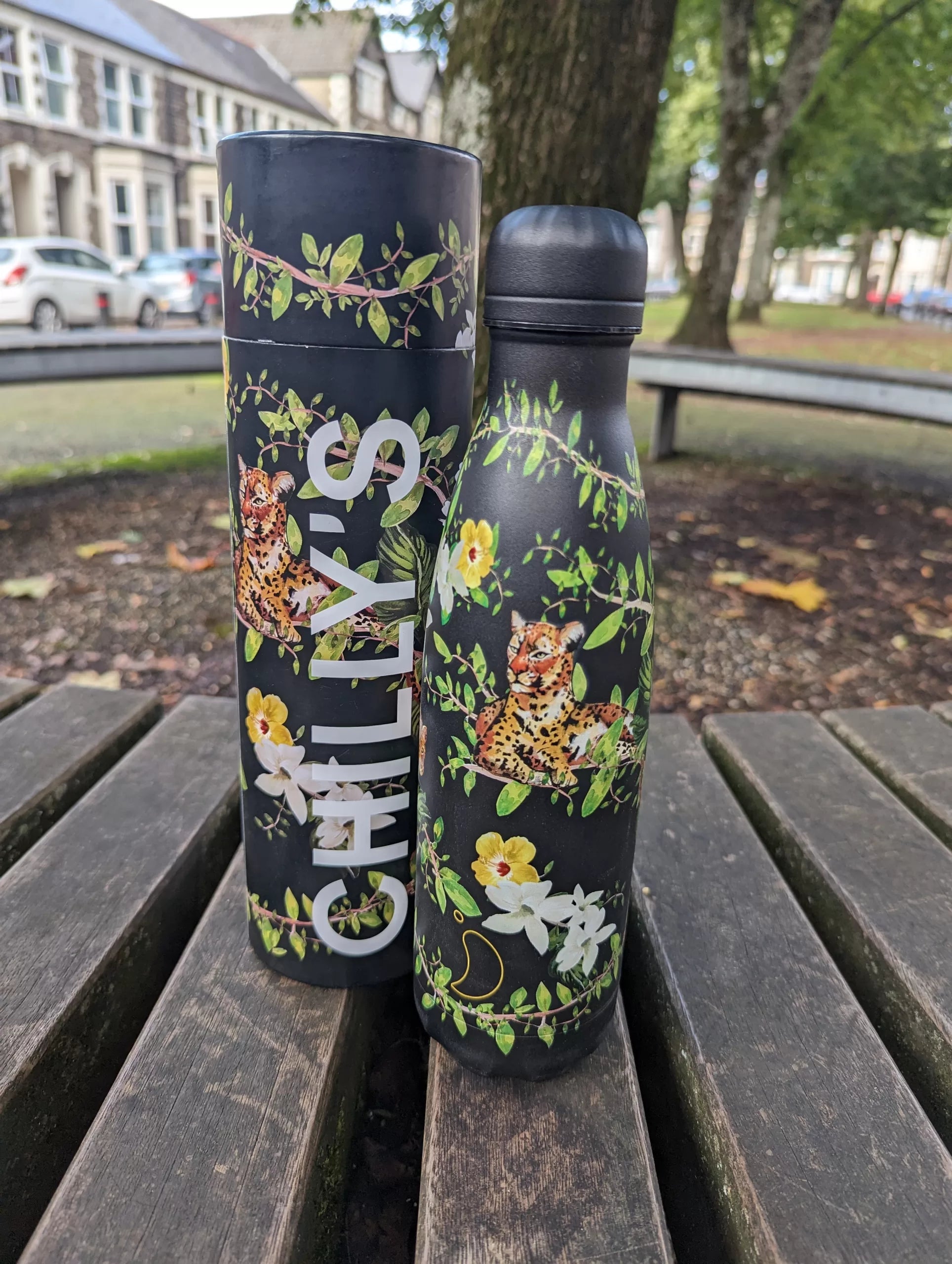 Chillys Bottle - Flowering Leopard - 500ml