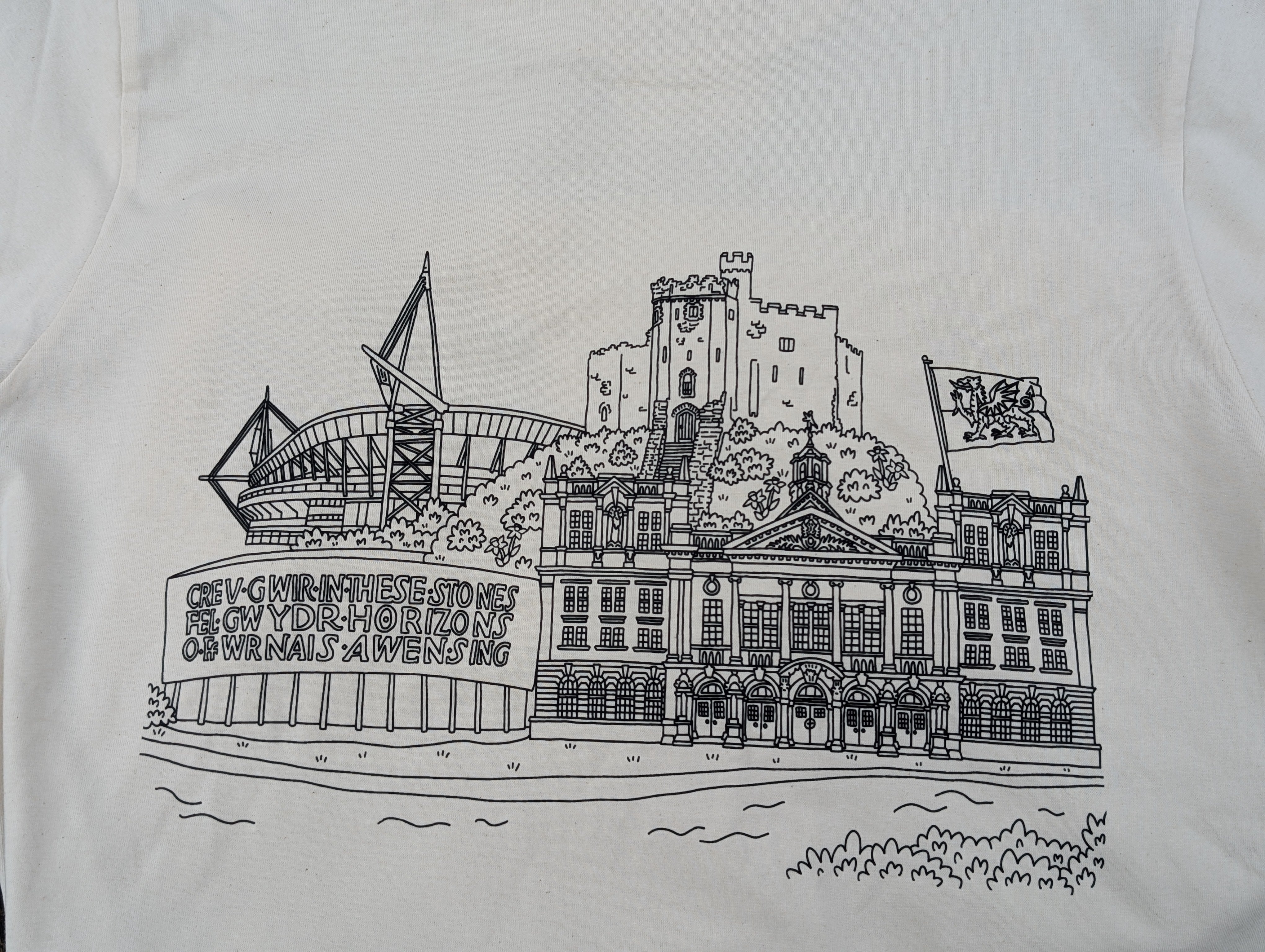 Cardiff Illustration - T-shirt