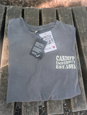 CU T-shirt Bubble Text Stone wash Grey