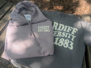 CU T-shirt Bubble Text Stone wash Grey