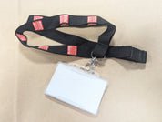 Lanyard - Black Red Logo