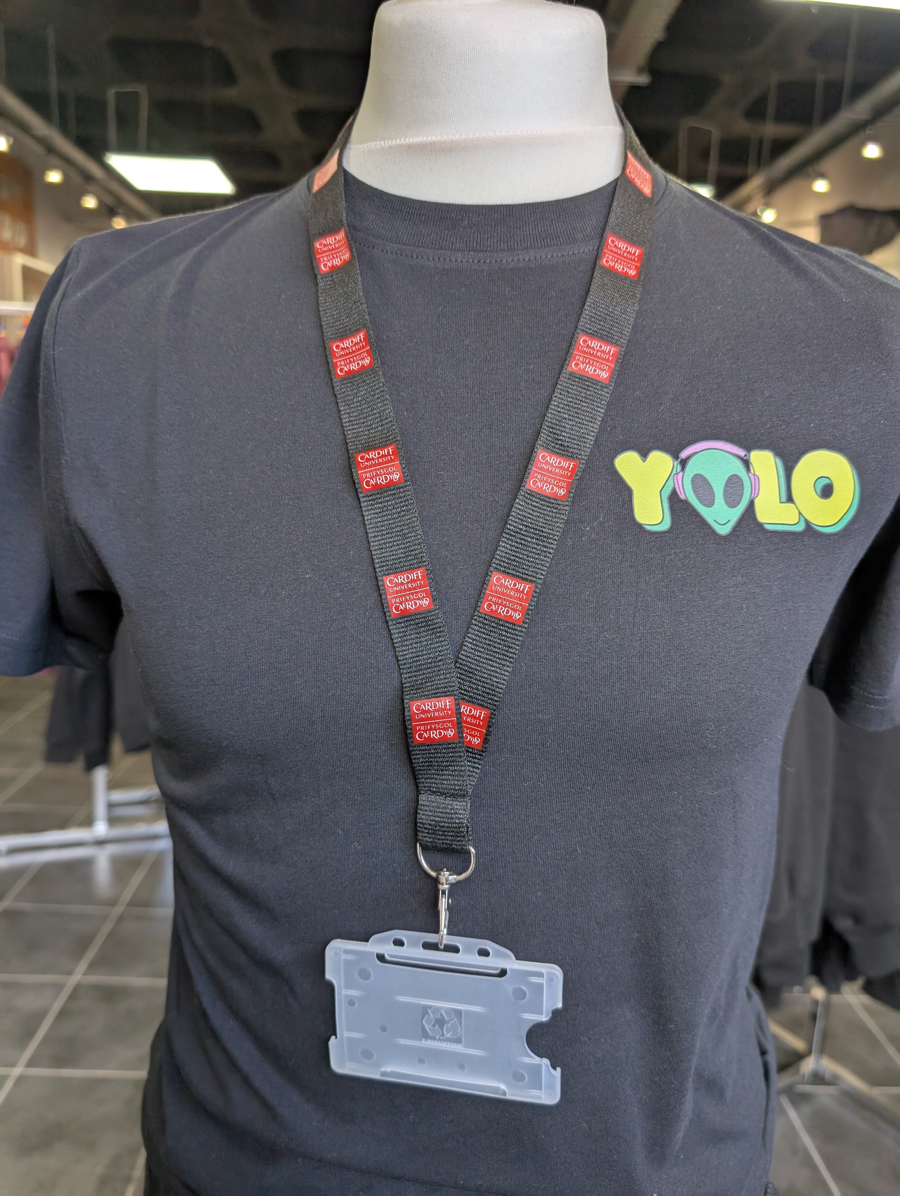 Lanyard - Grey Red Logo
