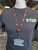 Lanyard - Black Red Logo