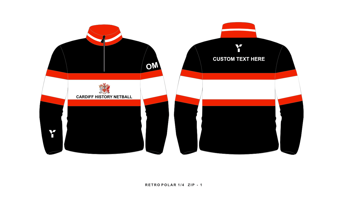 Y1 Society Fleece Pre Order - History Netball