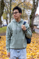 Prif Hood - Small Text - Sage