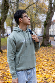 Prif Hood - Small Text - Sage