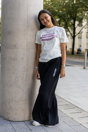 Cardiff University Embroidered Wide Leg Joggers