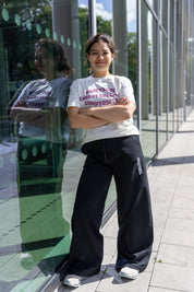 Cardiff University Embroidered Wide Leg Joggers