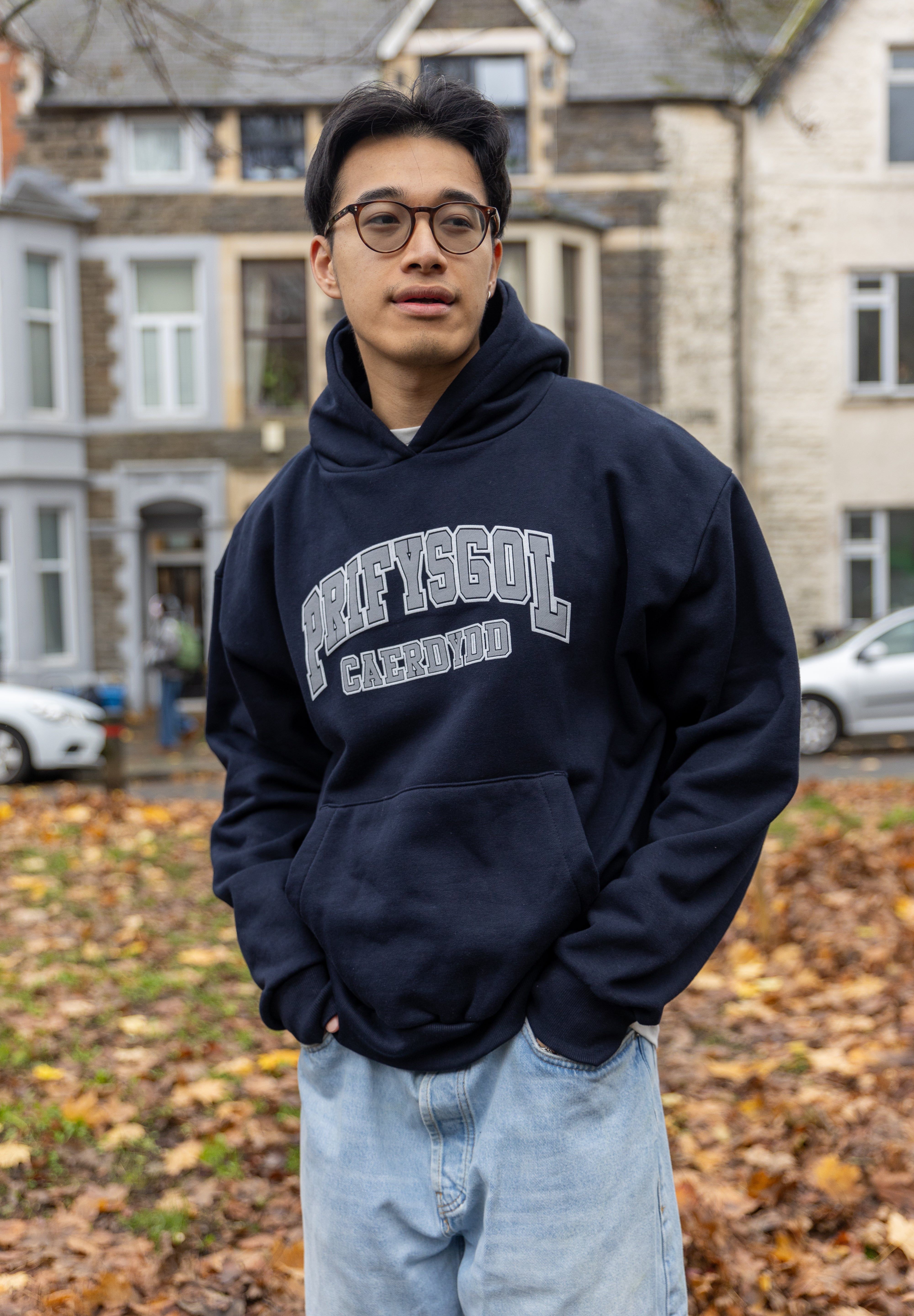 Navy Prif Hood Classic ( New )