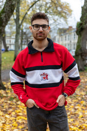 Y1 Red CU Fleece - Stripe