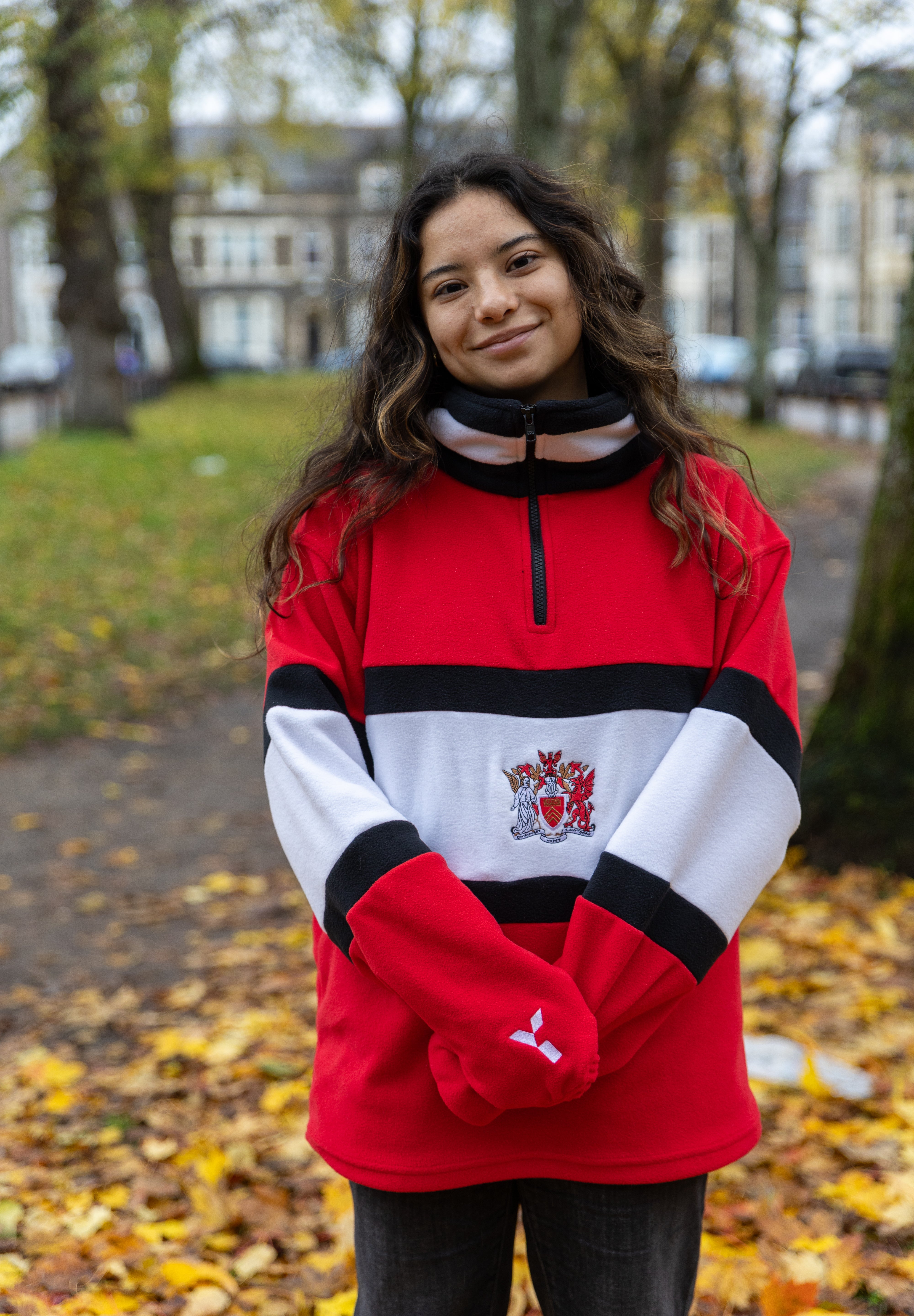 Y1 Red CU Fleece - Stripe