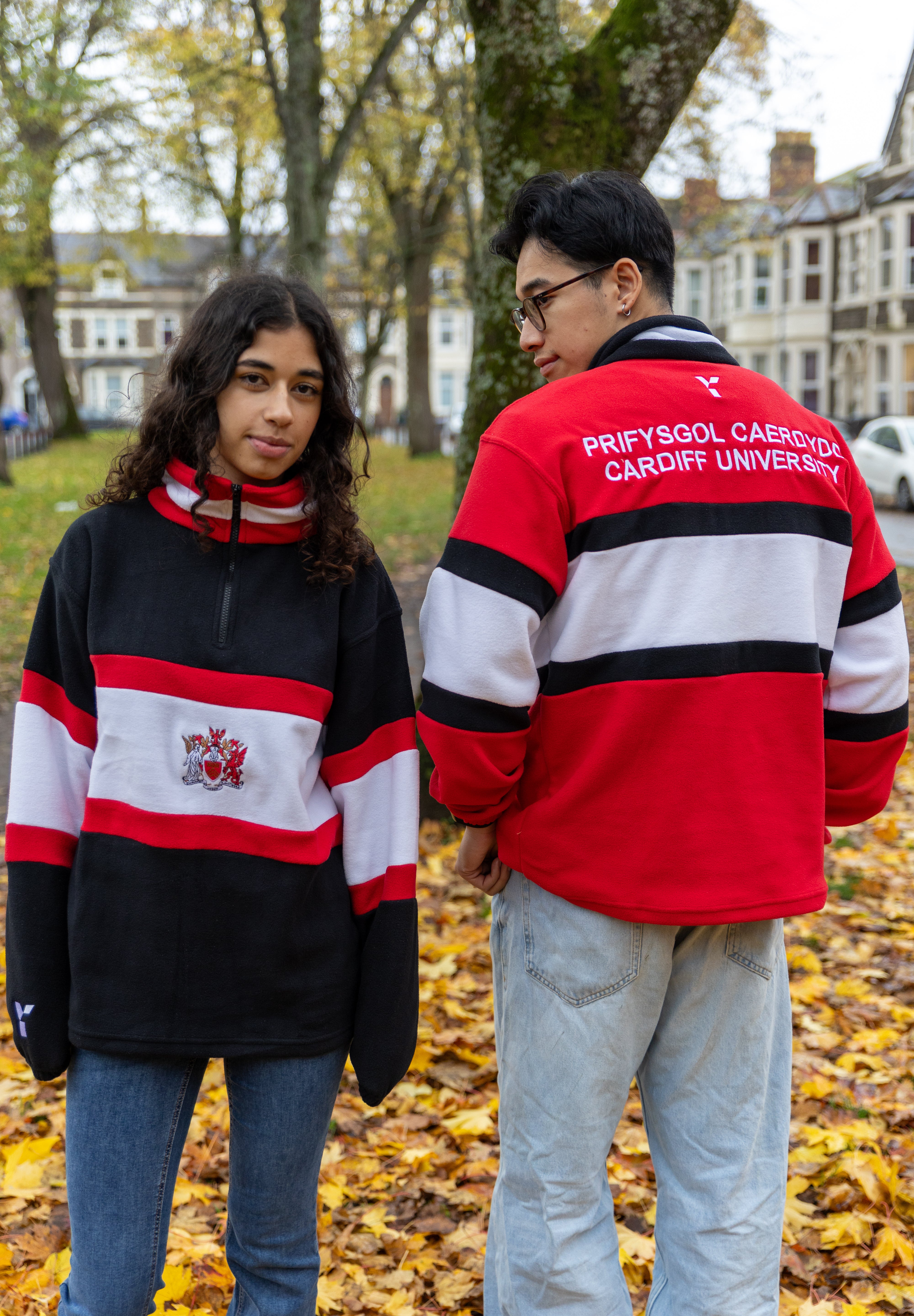 Y1 Red CU Fleece - Stripe