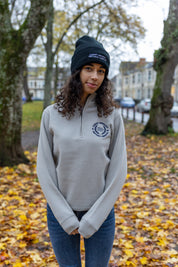 Bilingual 1/4 Zip  Crew ( New )