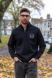 Bilingual 1/4 Zip  Crew ( New )
