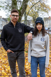 Bilingual 1/4 Zip  Crew ( New )