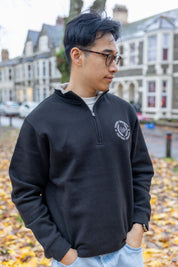 Bilingual 1/4 Zip  Crew ( New )
