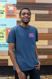 CU T-shirt Wave Text Demin