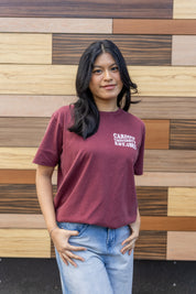 CU T-shirt Wave Text - Maroon