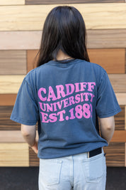 CU T-shirt Wave Text Demin