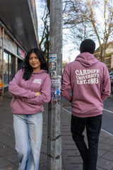 Dusty Purple hood - WAVE text