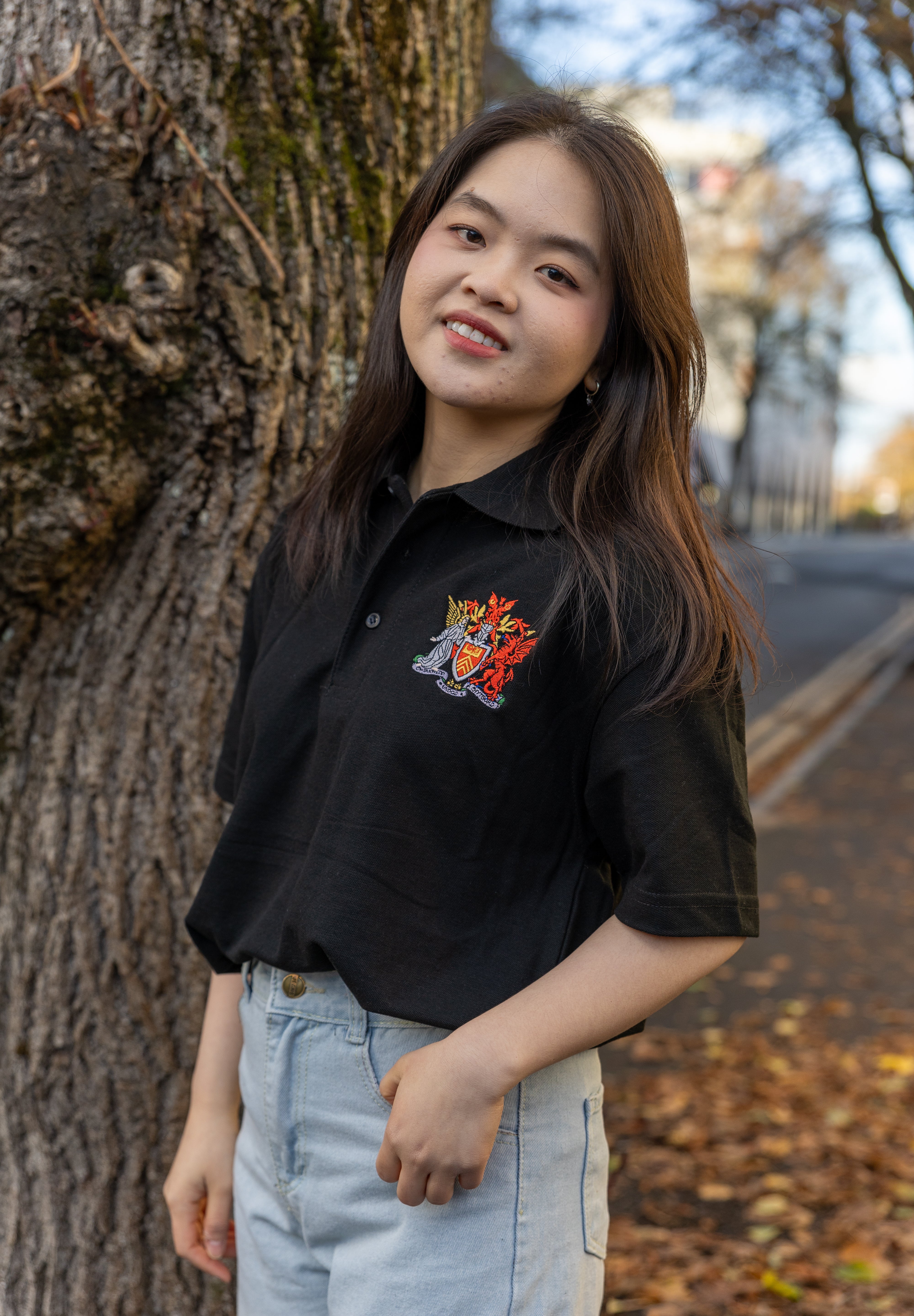Cardiff University  Black Polo