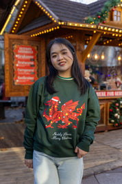 Christmas Jumper - Welsh Dragon
