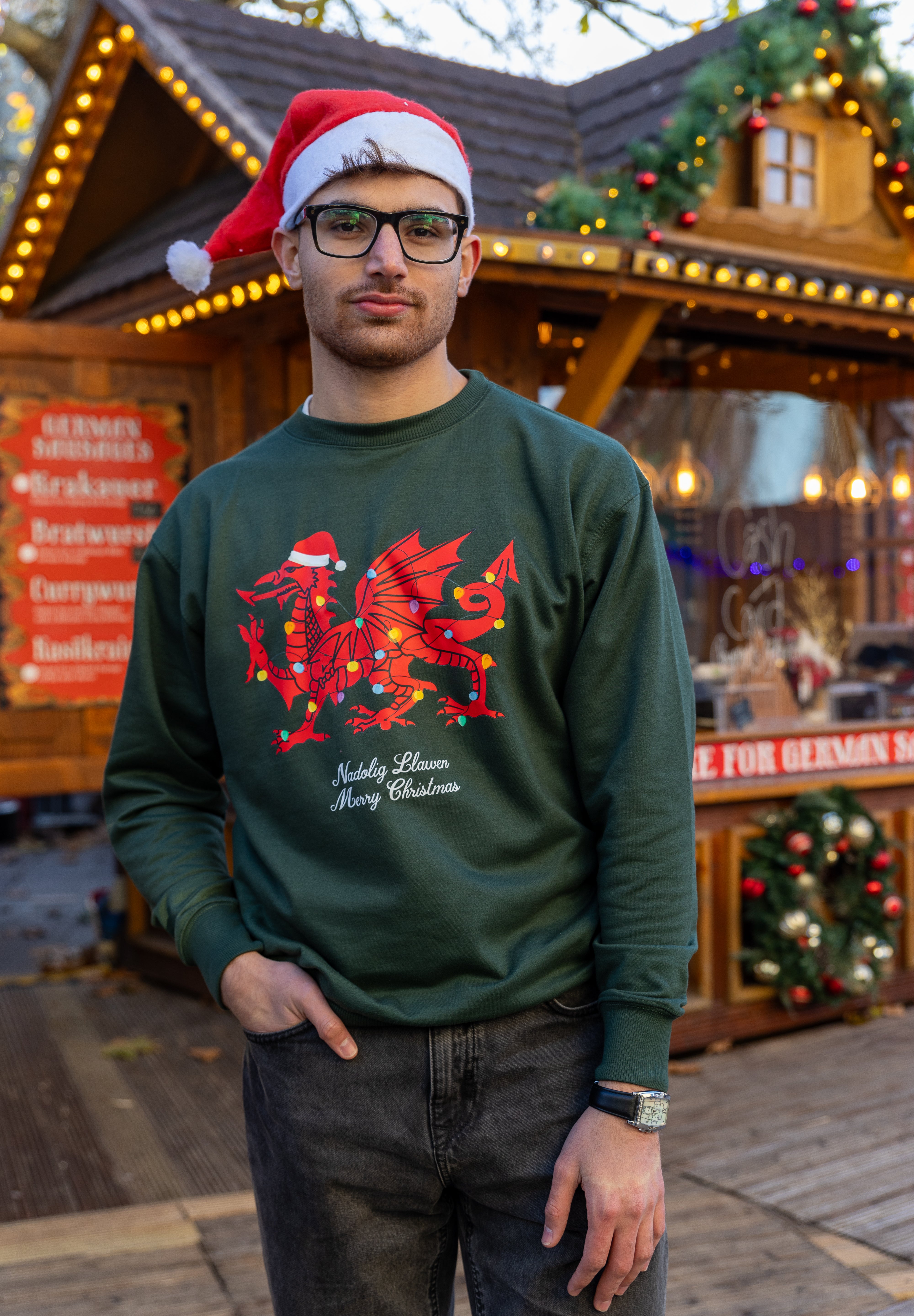 Christmas Jumper - Welsh Dragon
