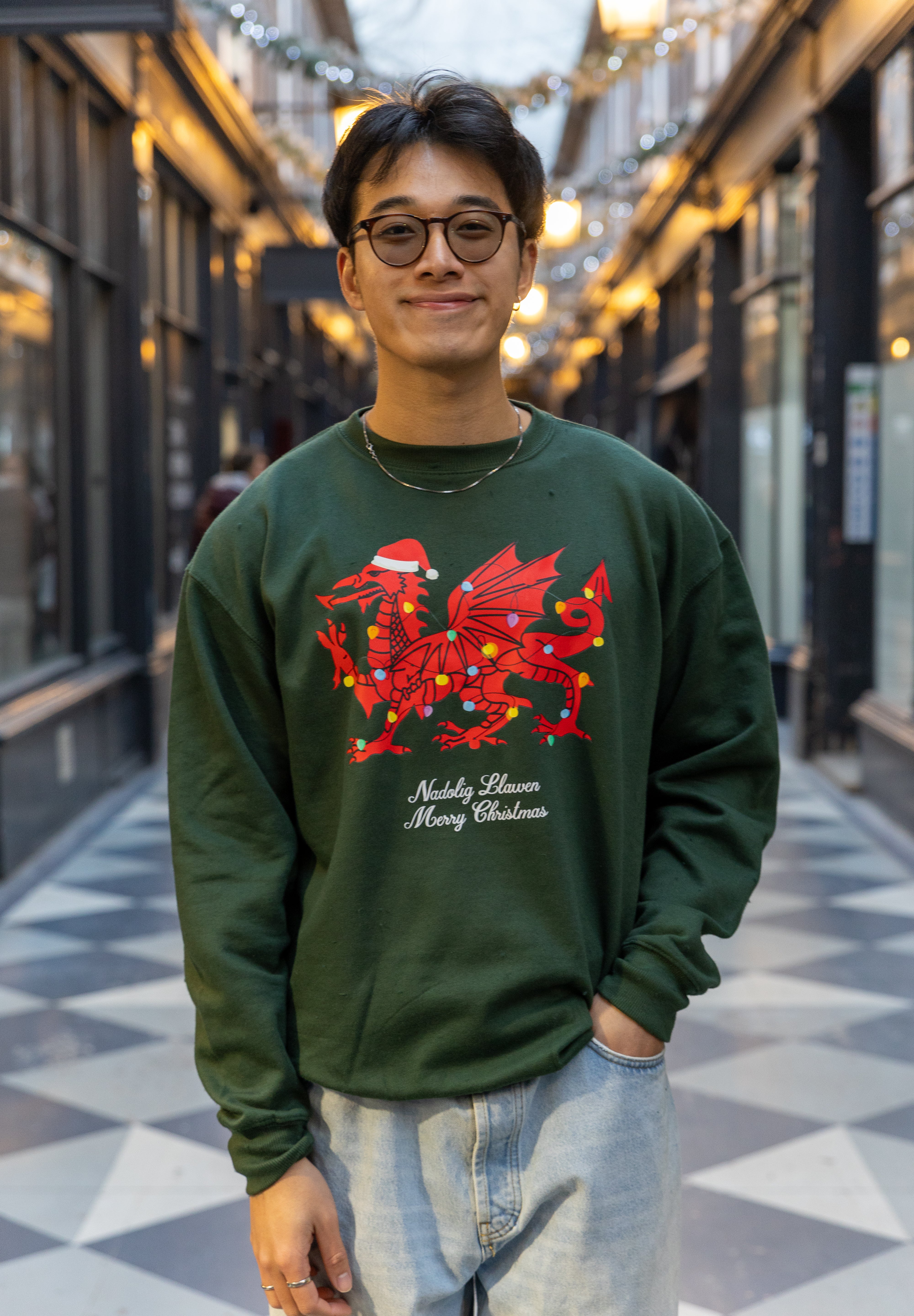 Christmas Jumper - Welsh Dragon