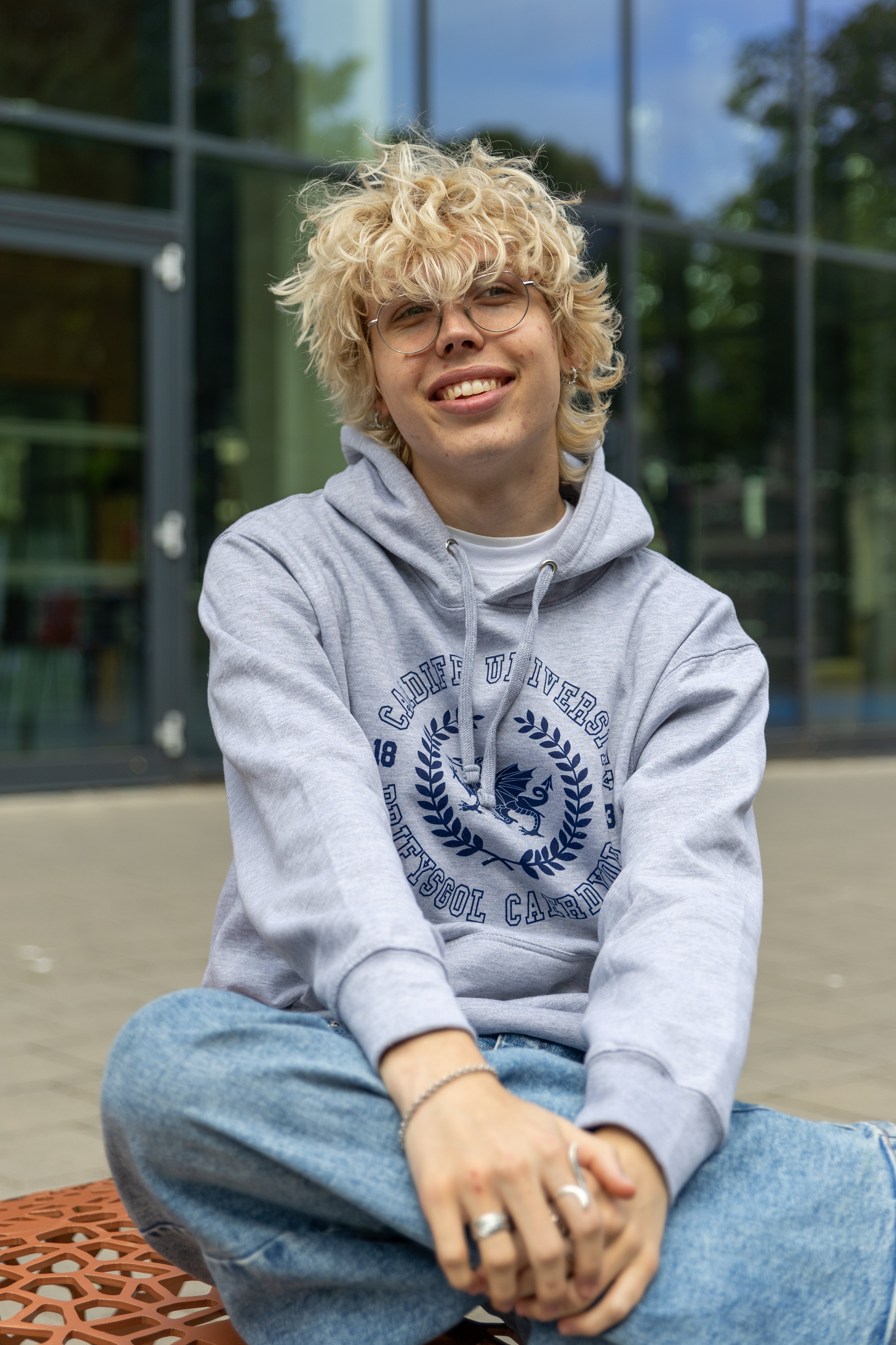 Bilingual Hood - Ash